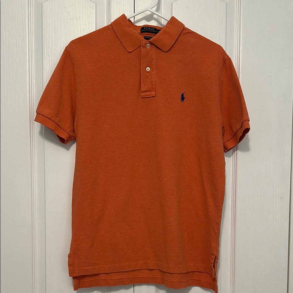 Polo by Ralph Lauren Men's Polo Shirt in Rich Orange